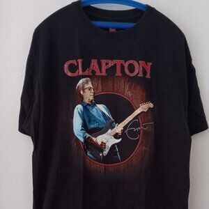 Eric Clapton 2019 Tour Black Tee XL Used